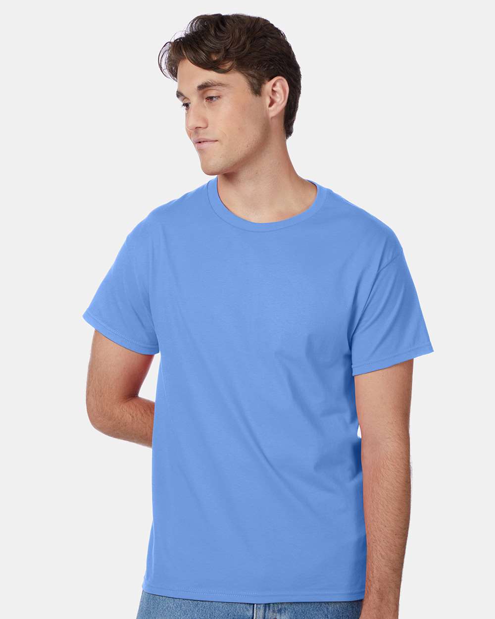 Unisex Authentic T-Shirt - OnModelFront - B00700263 - Carolina Blue