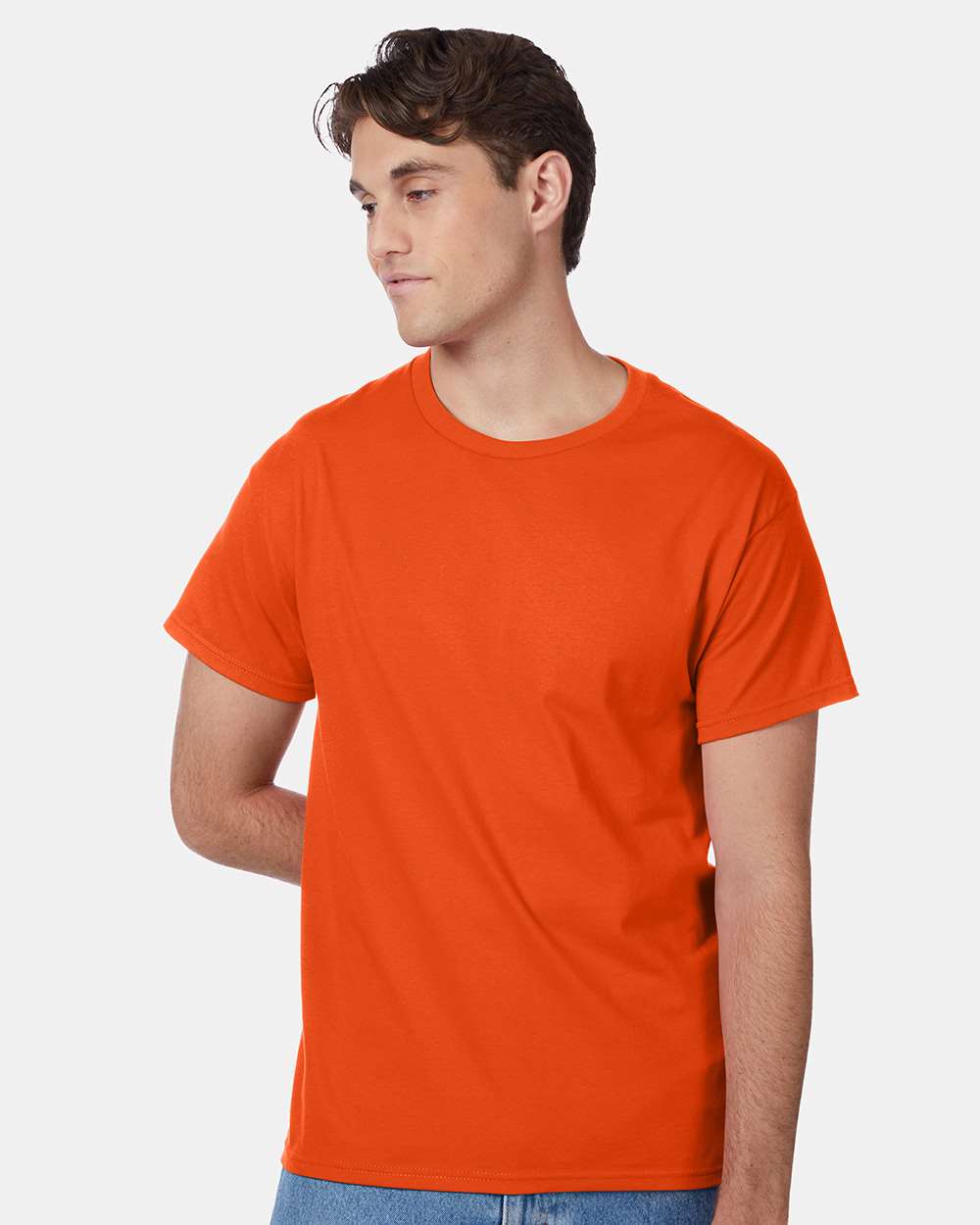 Unisex Authentic T-Shirt - OnModelFront - B00700663 - Orange
