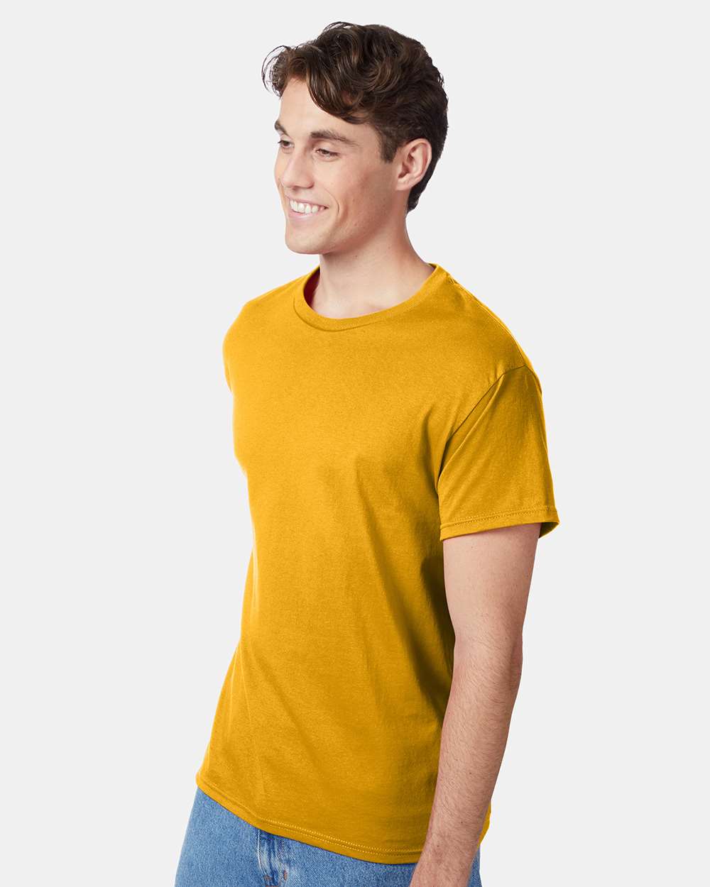 Unisex Authentic T-Shirt - OnModelSide - B00700124 - Gold