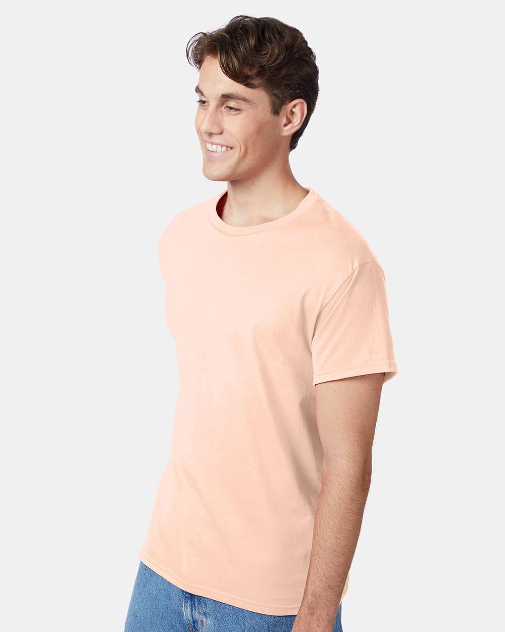 Unisex Authentic T-Shirt - OnModelSide - B00700183 - Candy Orange
