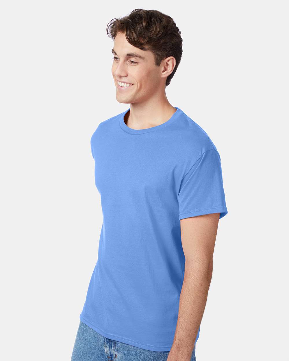 Unisex Authentic T-Shirt - OnModelSide - B00700263 - Carolina Blue