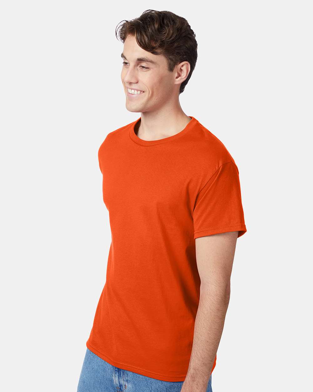 Unisex Authentic T-Shirt - OnModelSide - B00700663 - Orange