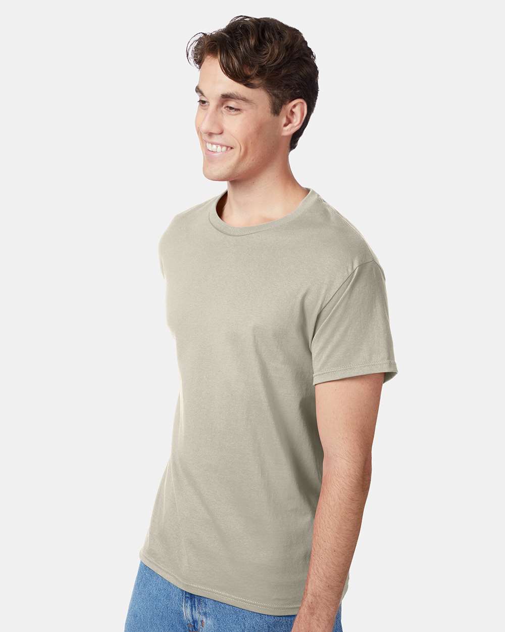 Unisex Authentic T-Shirt - OnModelSide - B00700733 - Sand