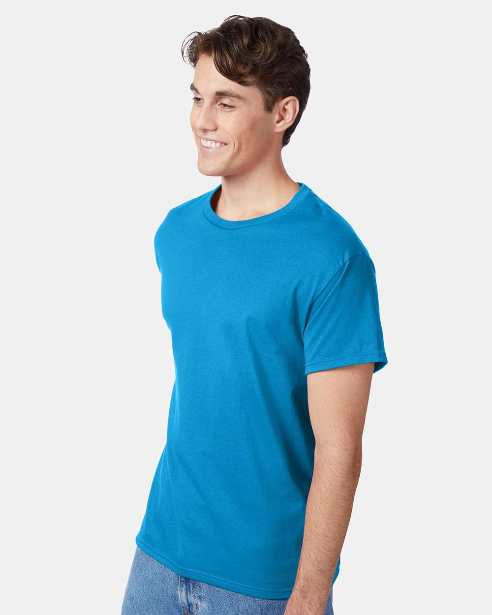 Unisex Authentic T-Shirt - OnModelSide - B00700763 - Teal