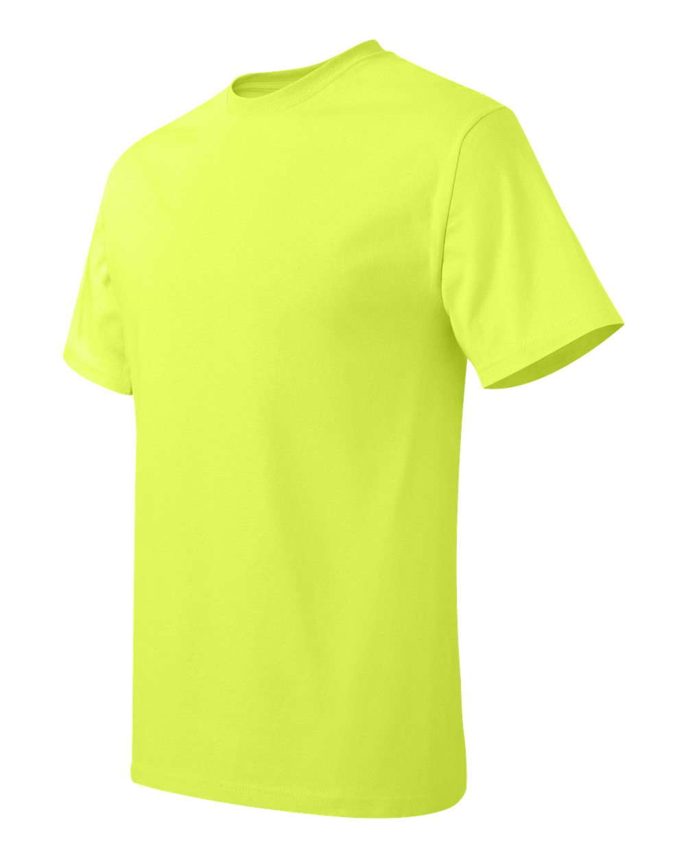 Unisex Authentic T-Shirt - Side - B00700163 - Safety Green