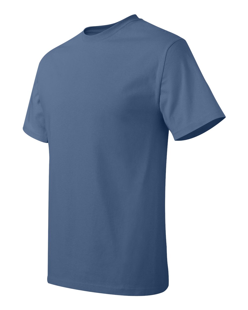 Unisex Authentic T-Shirt - Side - B00700983 - Denim Blue