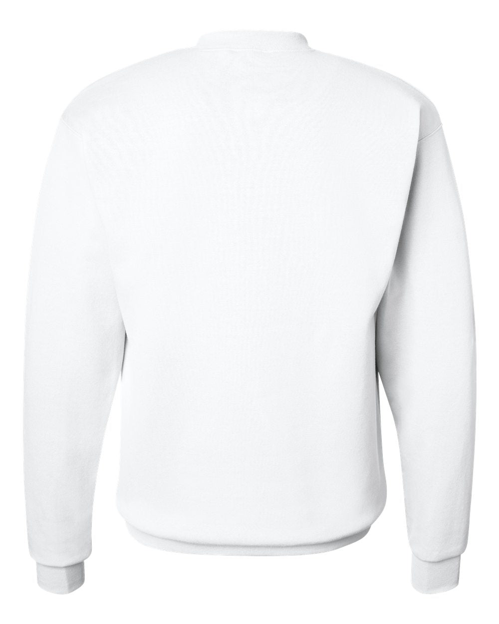 Unisex Ecosmart® Crewneck Sweatshirt - Back - B21000003 - White