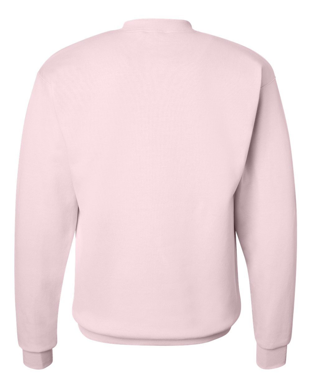 Unisex Ecosmart® Crewneck Sweatshirt - Back - B21000303 - Pale Pink