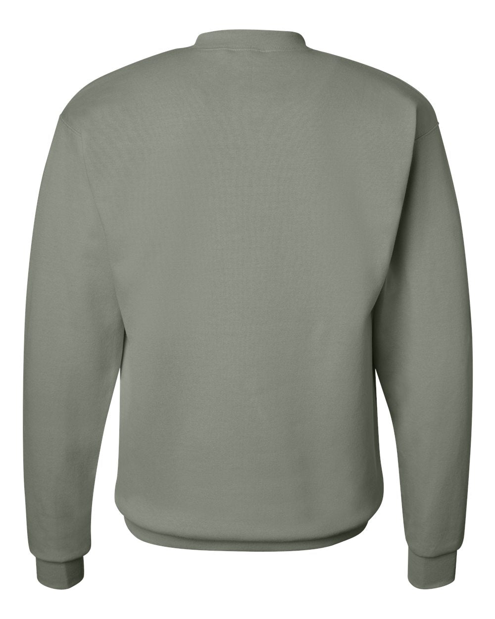 Unisex Ecosmart® Crewneck Sweatshirt - Back - B21000393 - Stonewashed Green