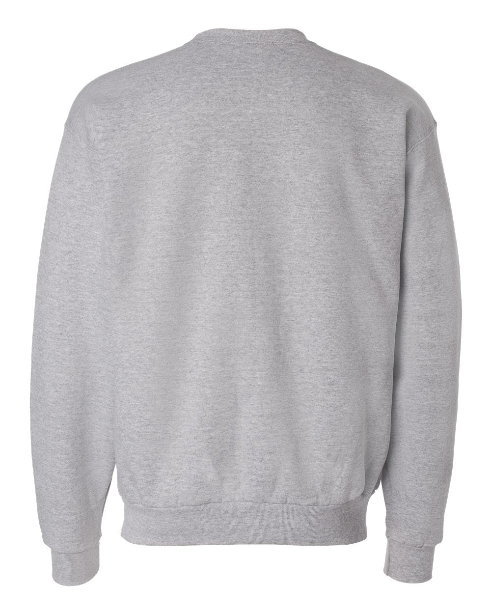 Unisex Ecosmart® Crewneck Sweatshirt - Back - B21000583 - Light Steel