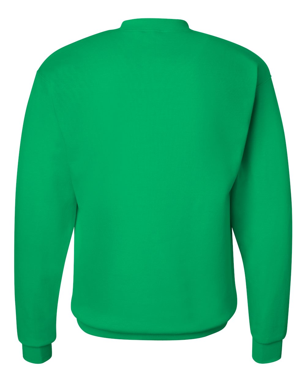 Unisex Ecosmart® Crewneck Sweatshirt - Back - B21000603 - Kelly Green