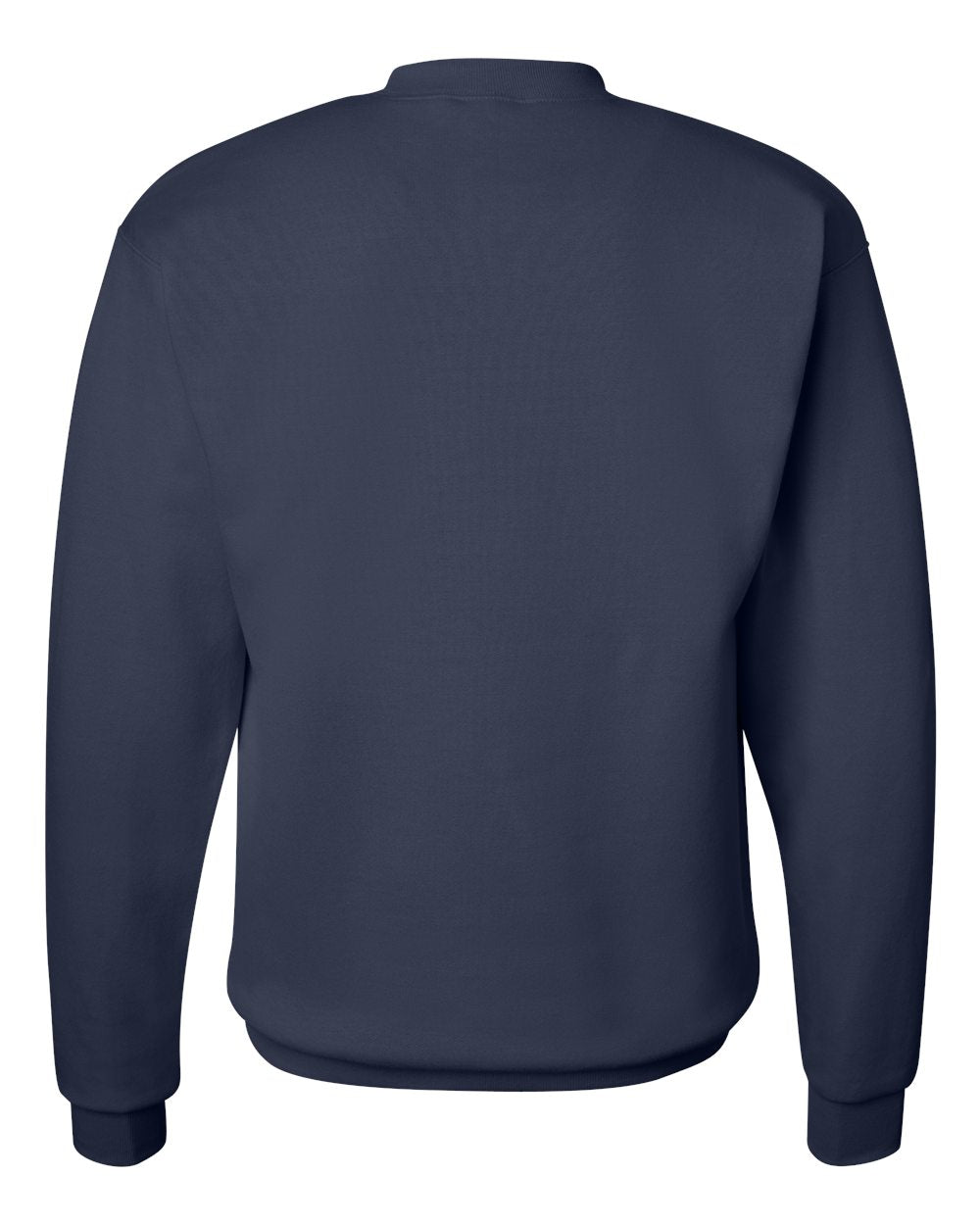 Unisex Ecosmart® Crewneck Sweatshirt - Back - B21000653 - Navy