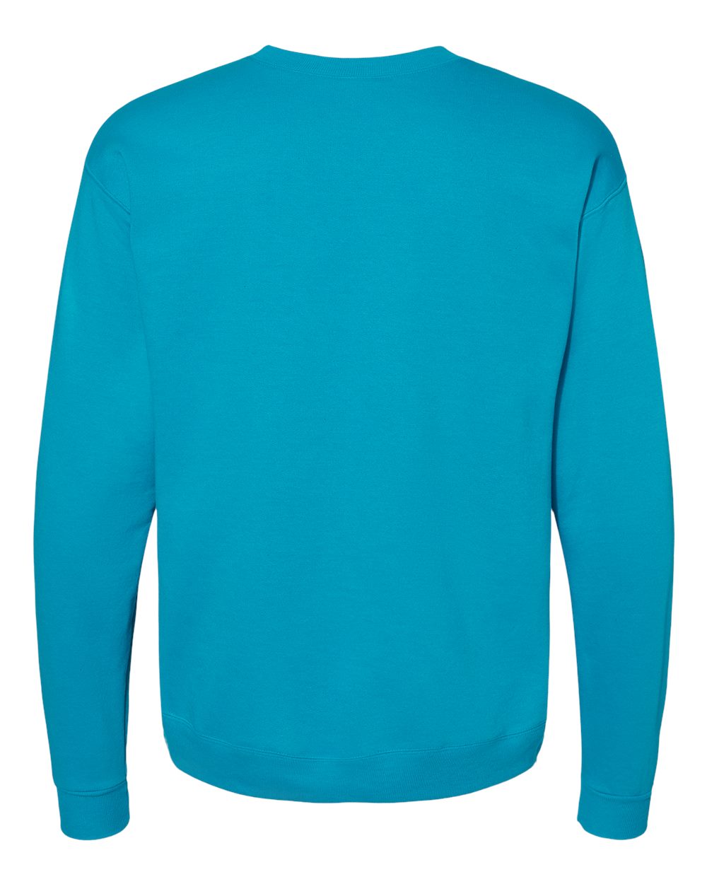 Unisex Ecosmart® Crewneck Sweatshirt - Back - B21000763 - Teal