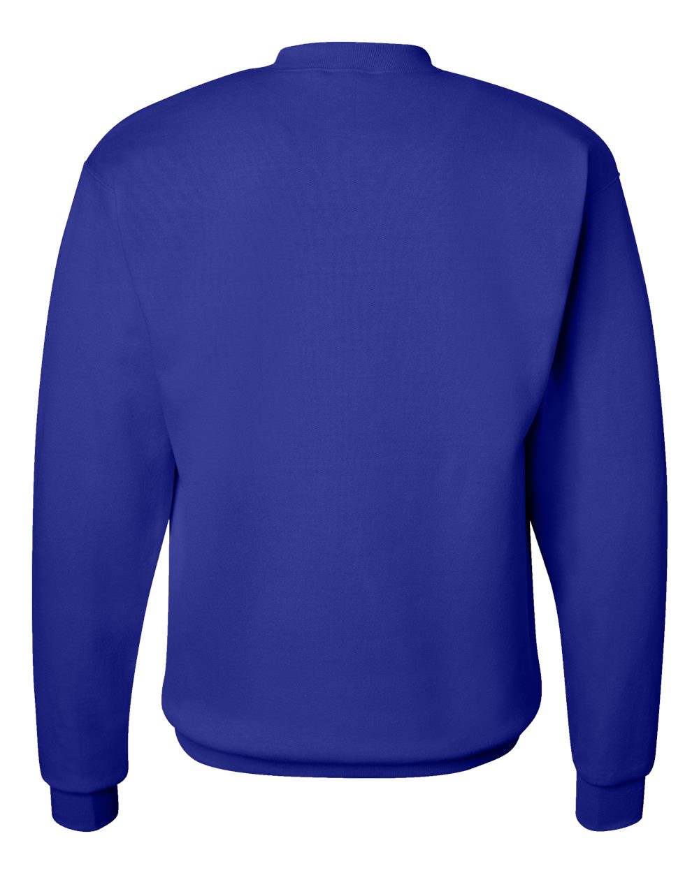 Unisex Ecosmart® Crewneck Sweatshirt - Back - B21000883 - Deep Royal