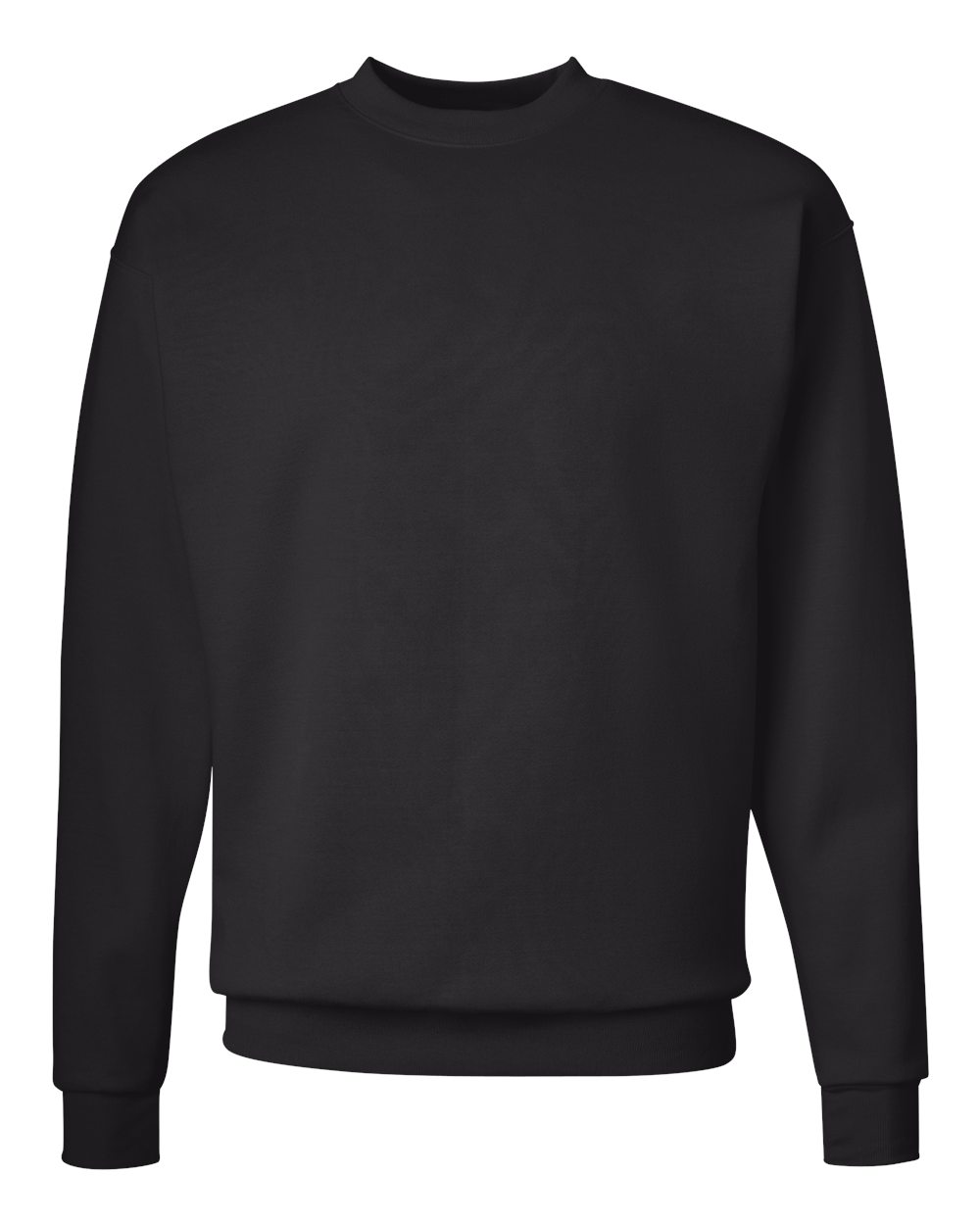 Unisex Ecosmart® Crewneck Sweatshirt - Front - B21000503 - Black