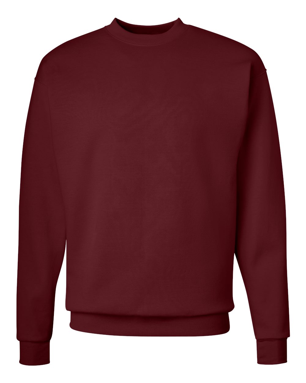 Unisex Ecosmart® Crewneck Sweatshirt - Front - B21000533 - Maroon