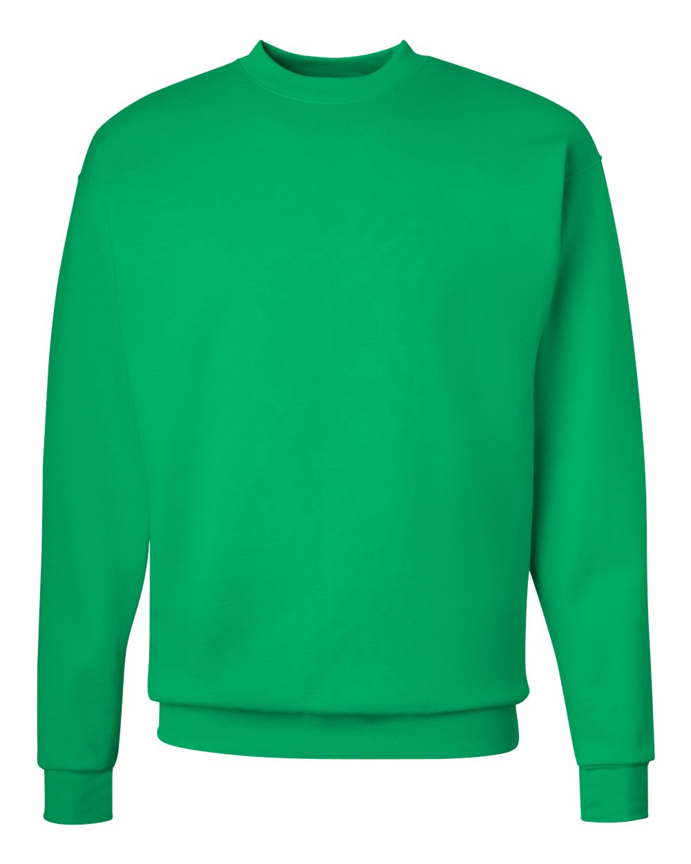 Unisex Ecosmart® Crewneck Sweatshirt - Front - B21000603 - Kelly Green