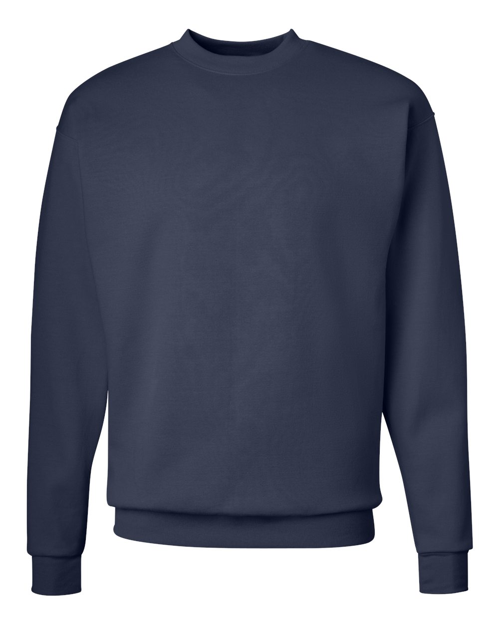 Unisex Ecosmart® Crewneck Sweatshirt - Front - B21000653 - Navy