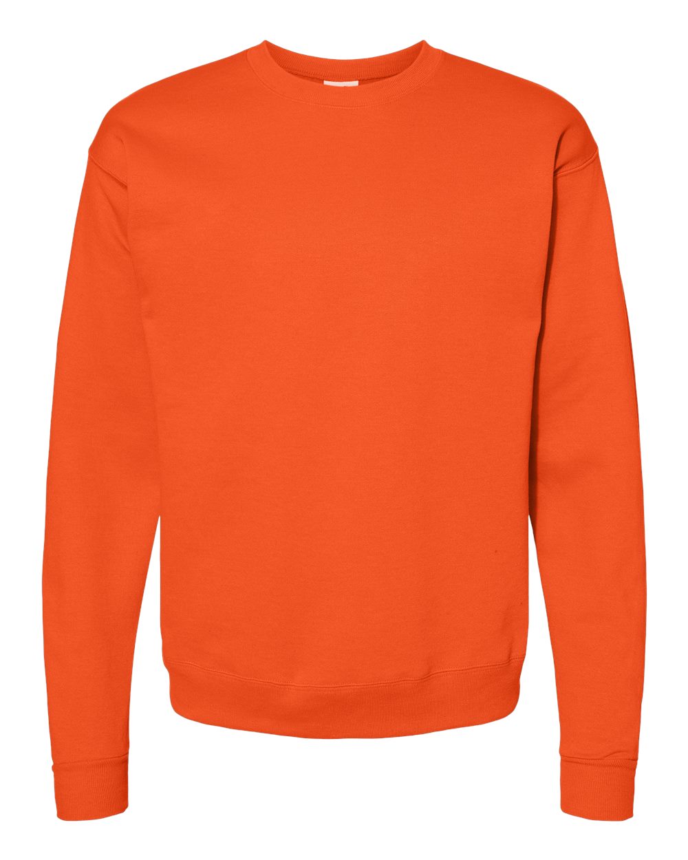 Unisex Ecosmart® Crewneck Sweatshirt - Front - B21000663 - Orange