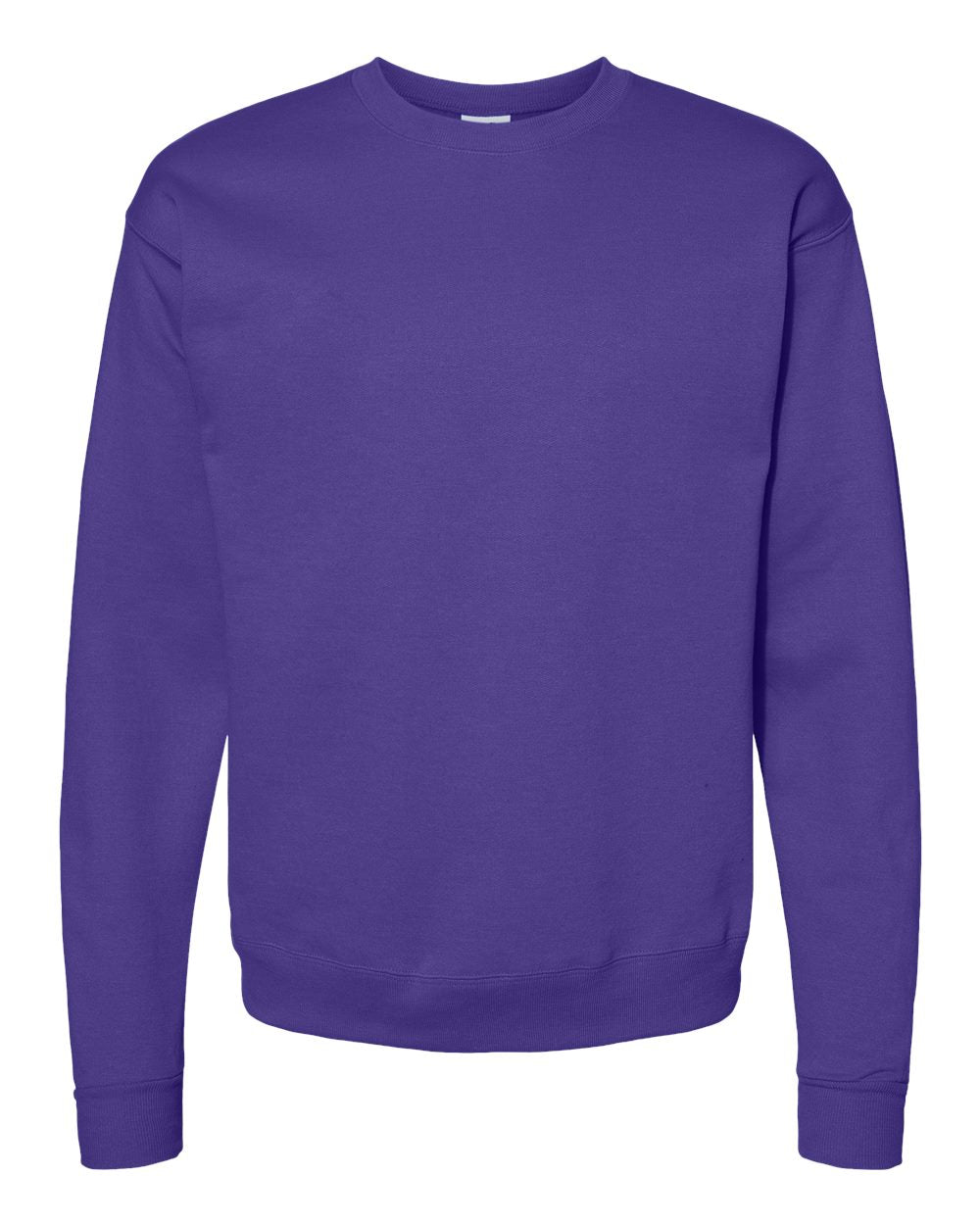Unisex Ecosmart® Crewneck Sweatshirt - Front - B21000673 - Purple