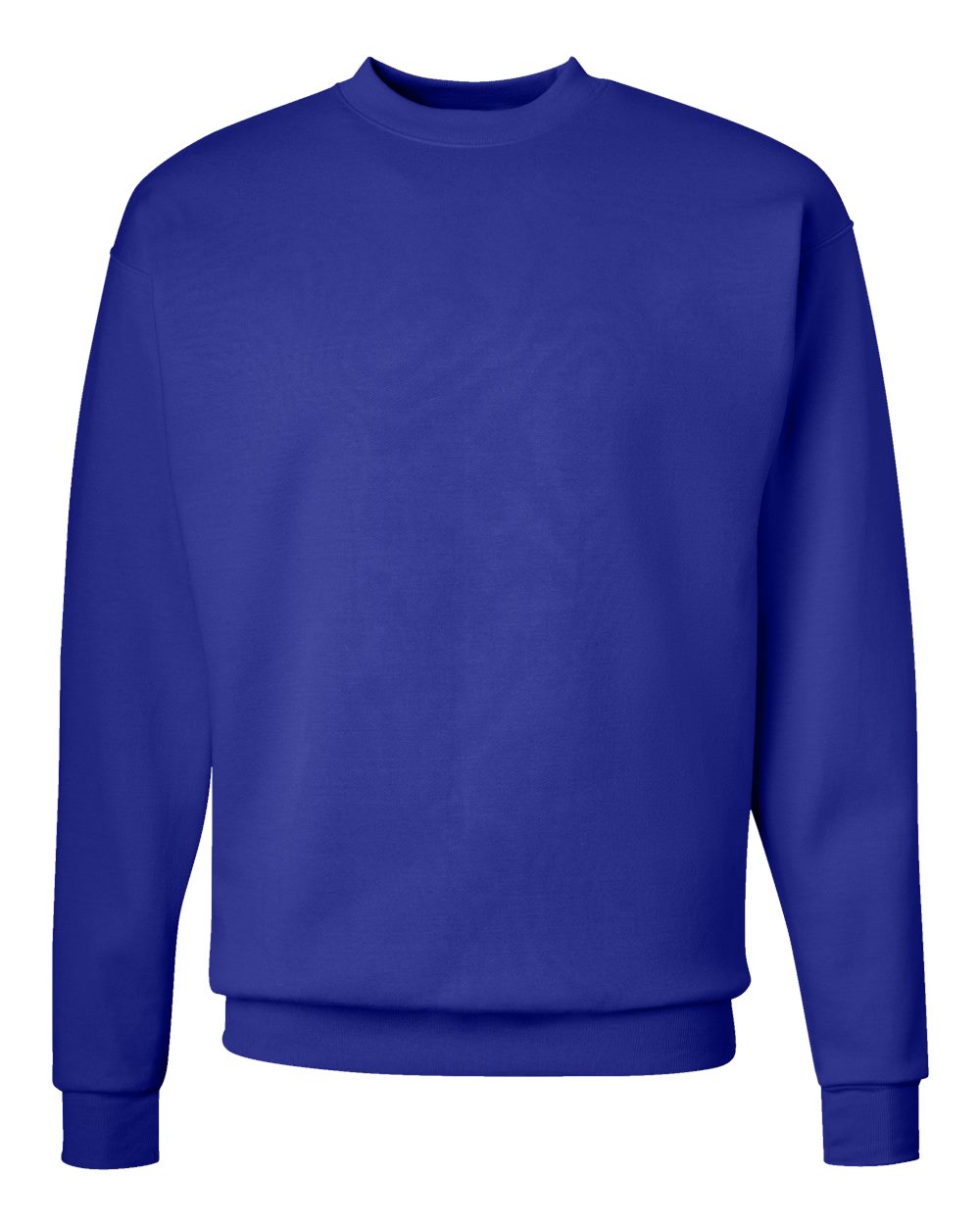 Unisex Ecosmart® Crewneck Sweatshirt - Front - B21000883 - Deep Royal