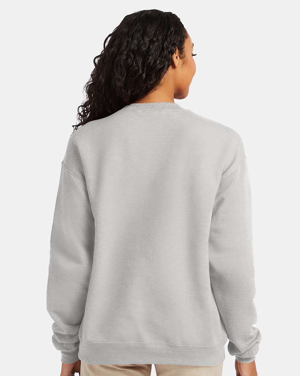 Unisex Ecosmart® Crewneck Sweatshirt - OnModelBack - B21000023 - Ash