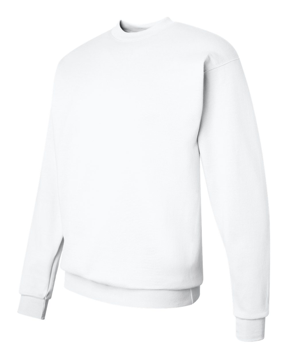 Unisex Ecosmart® Crewneck Sweatshirt - Side - B21000003 - White
