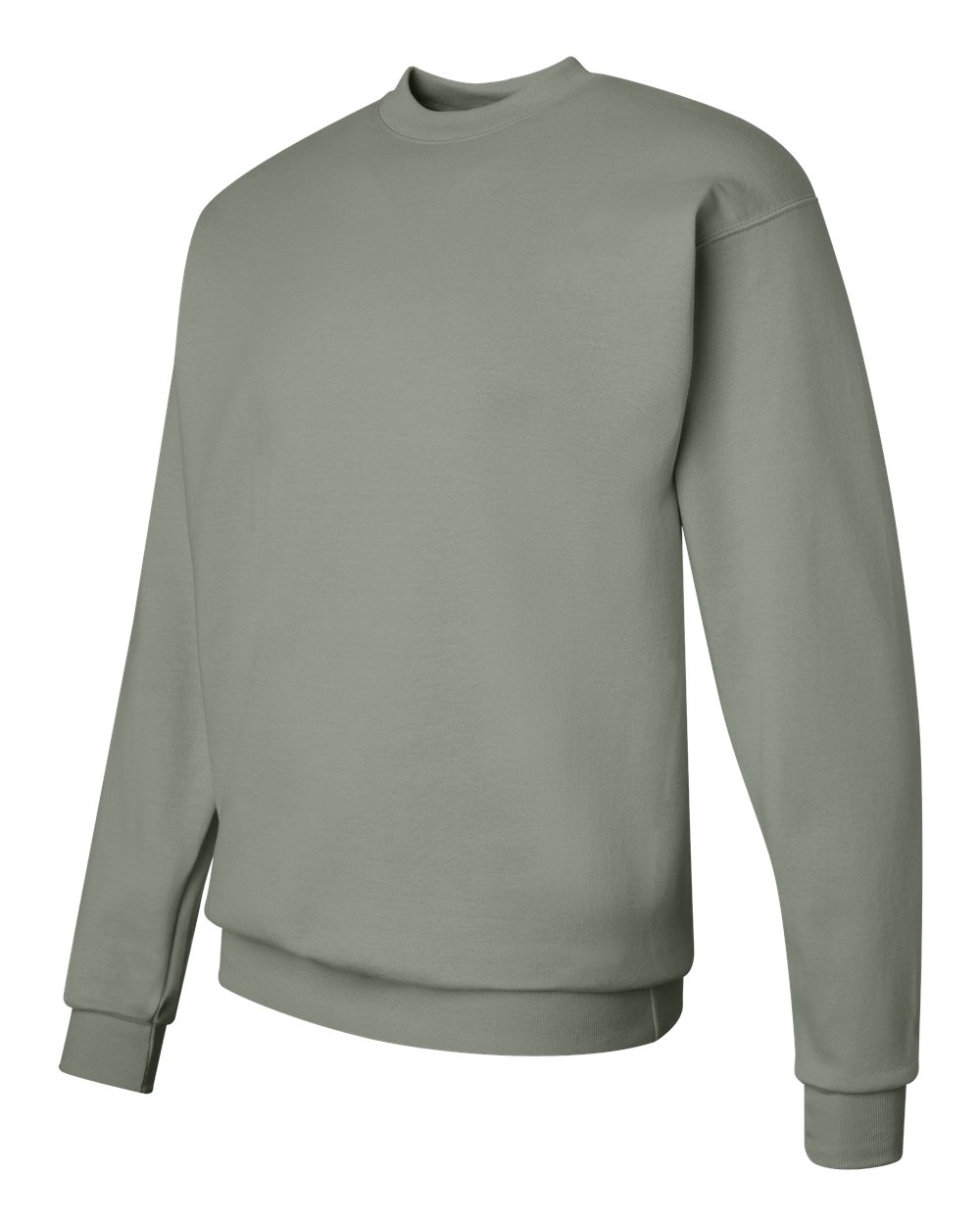 Unisex Ecosmart® Crewneck Sweatshirt - Side - B21000393 - Stonewashed Green