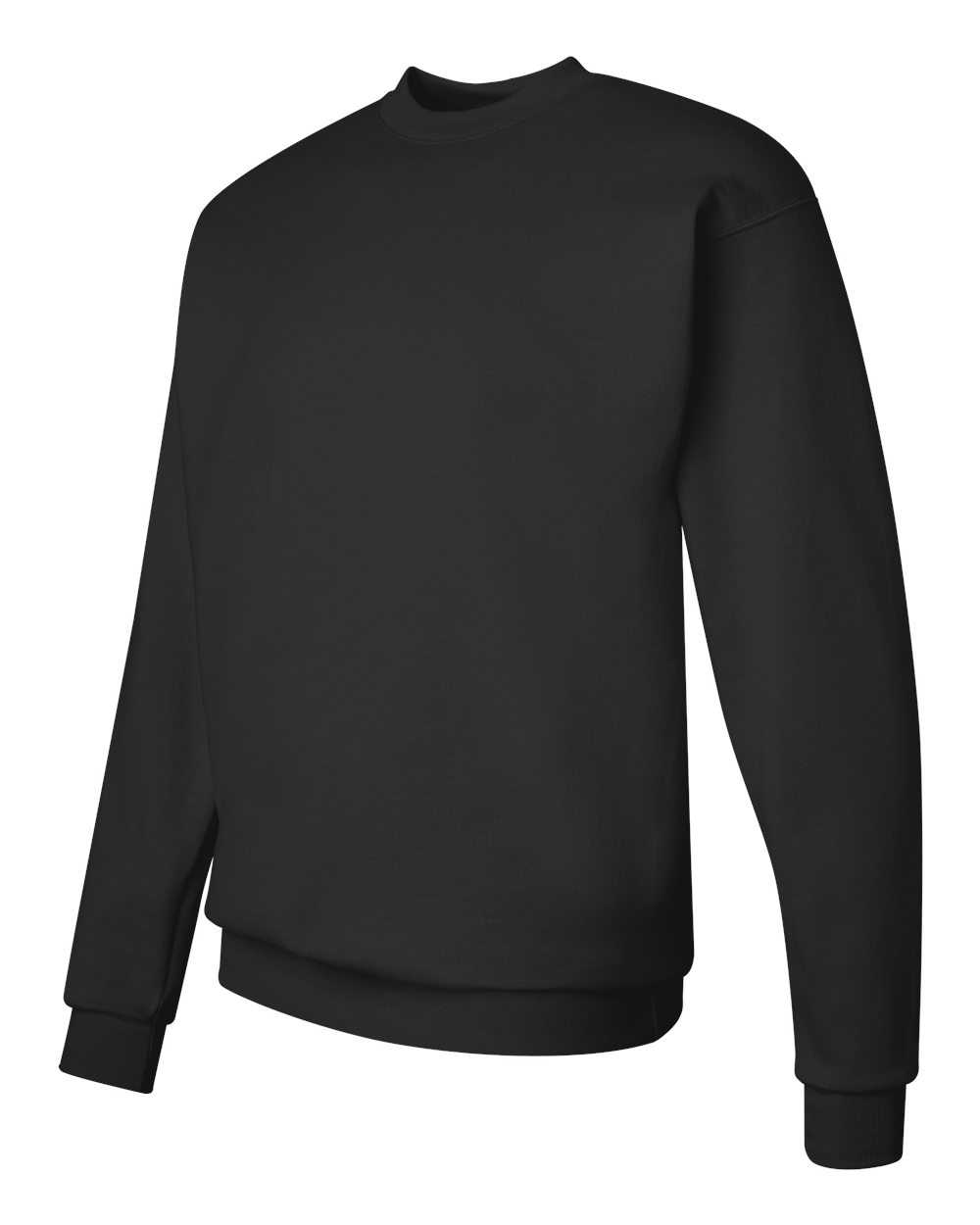 Unisex Ecosmart® Crewneck Sweatshirt - Side - B21000503 - Black