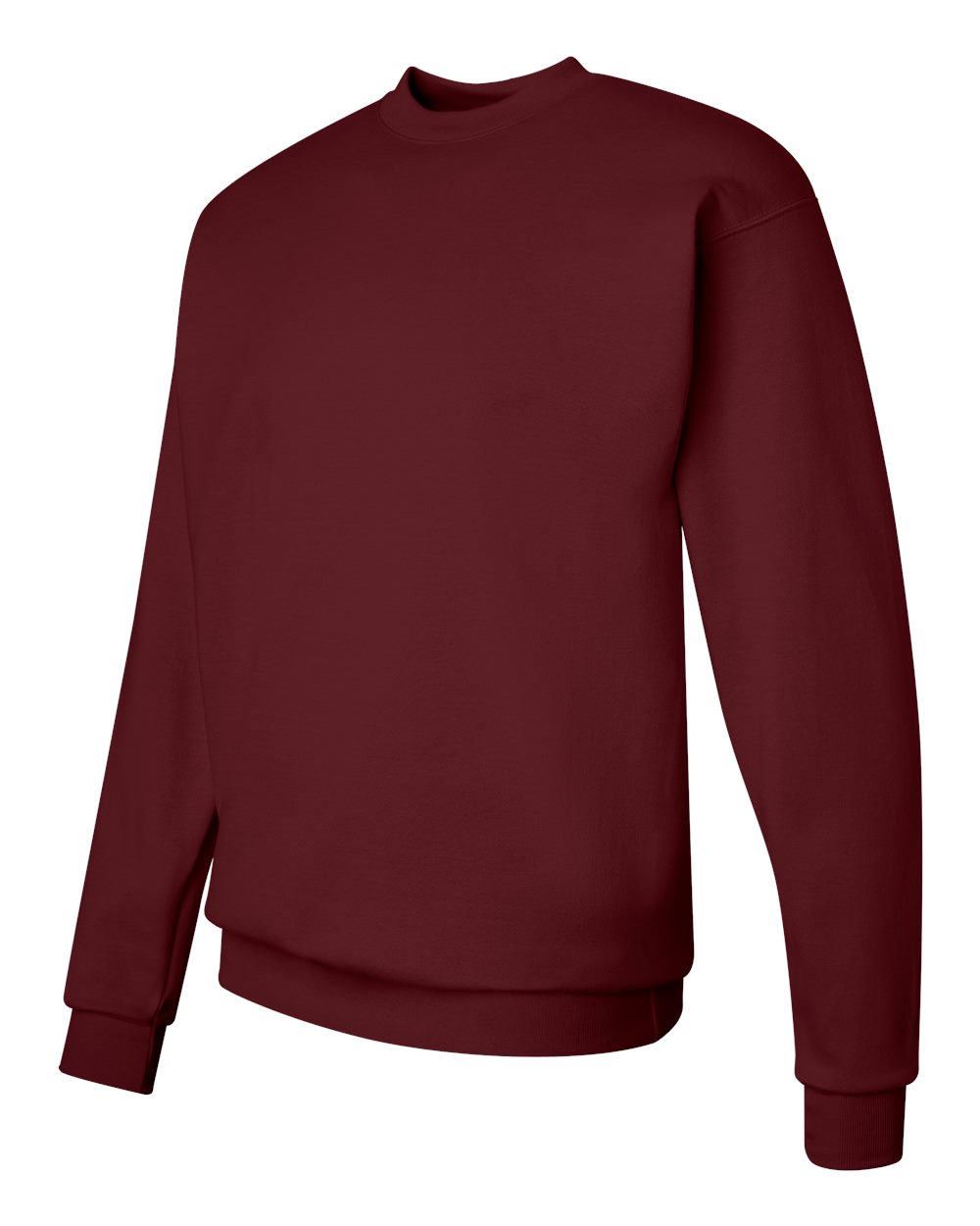 Unisex Ecosmart® Crewneck Sweatshirt - Side - B21000533 - Maroon