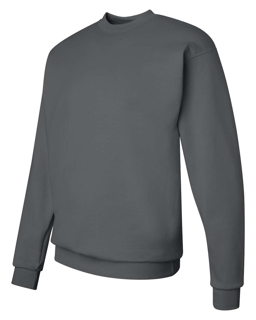 Unisex Ecosmart® Crewneck Sweatshirt - Side - B21000593 - Smoke Grey