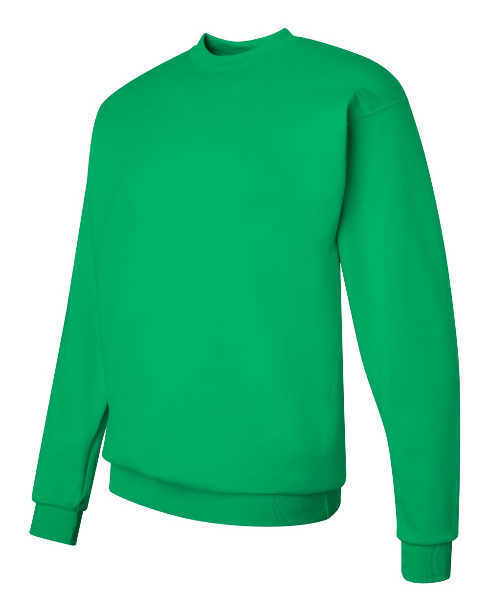 Unisex Ecosmart® Crewneck Sweatshirt - Side - B21000603 - Kelly Green