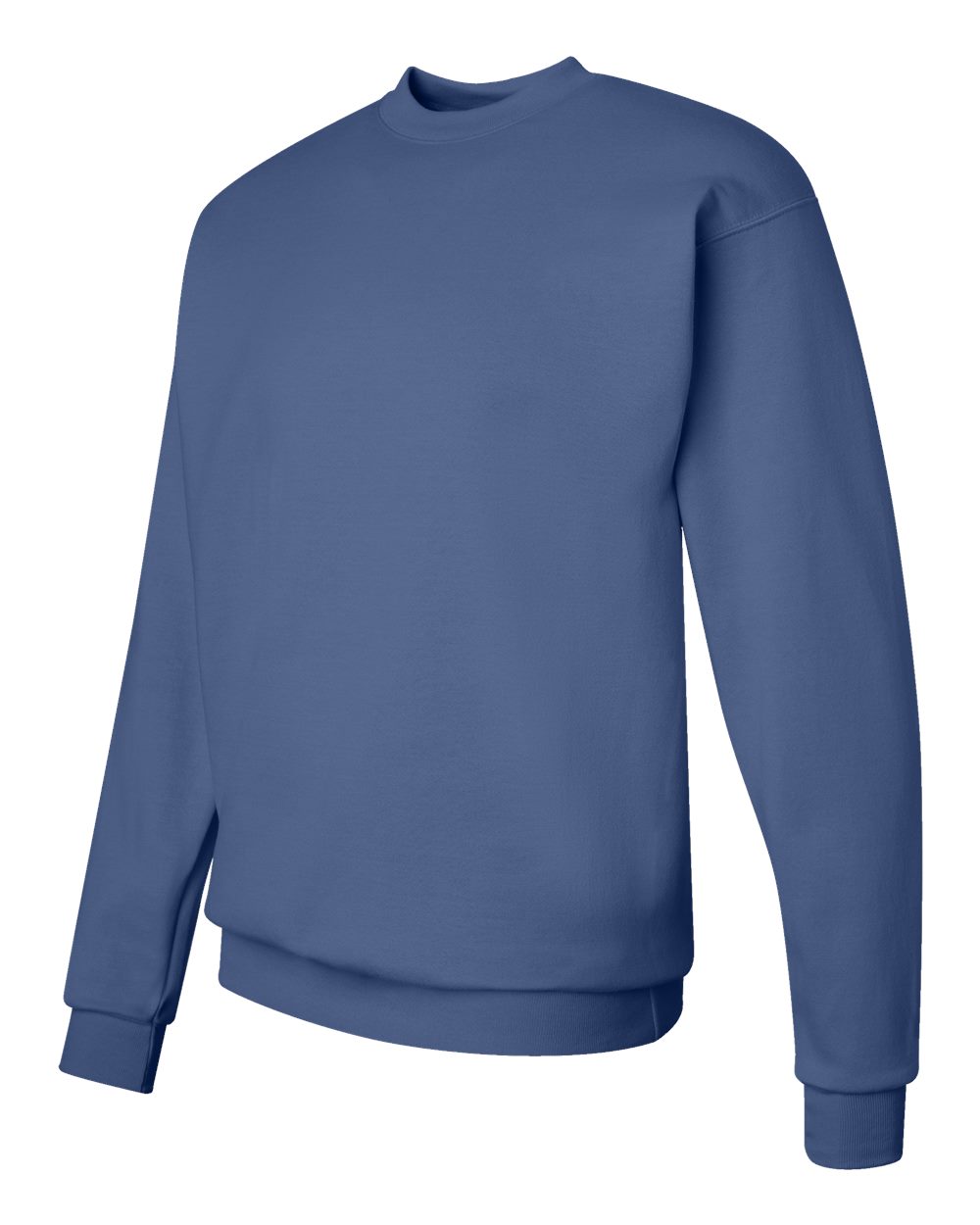 Unisex Ecosmart® Crewneck Sweatshirt - Side - B21000683 - Denim Blue