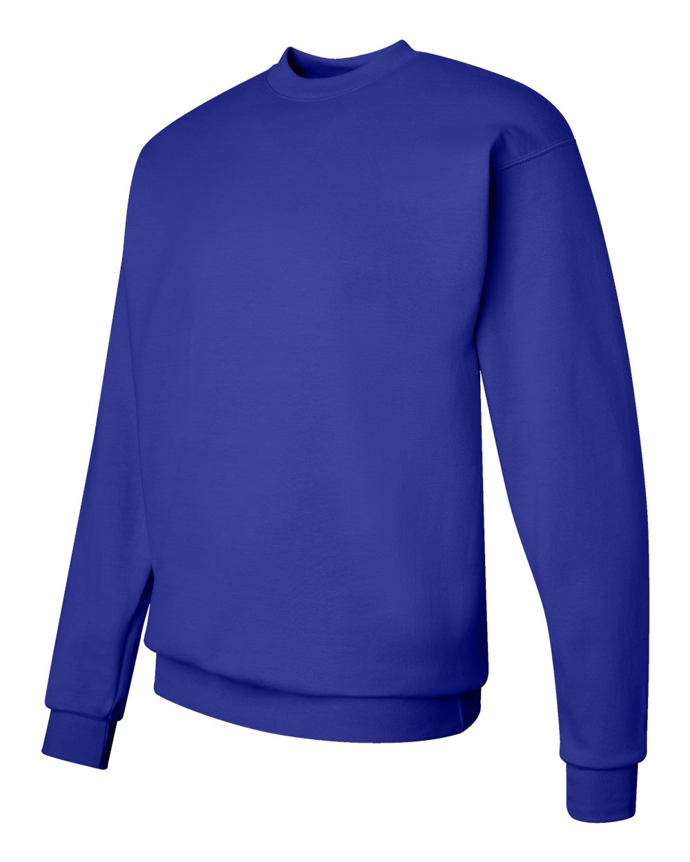 Unisex Ecosmart® Crewneck Sweatshirt - Side - B21000883 - Deep Royal
