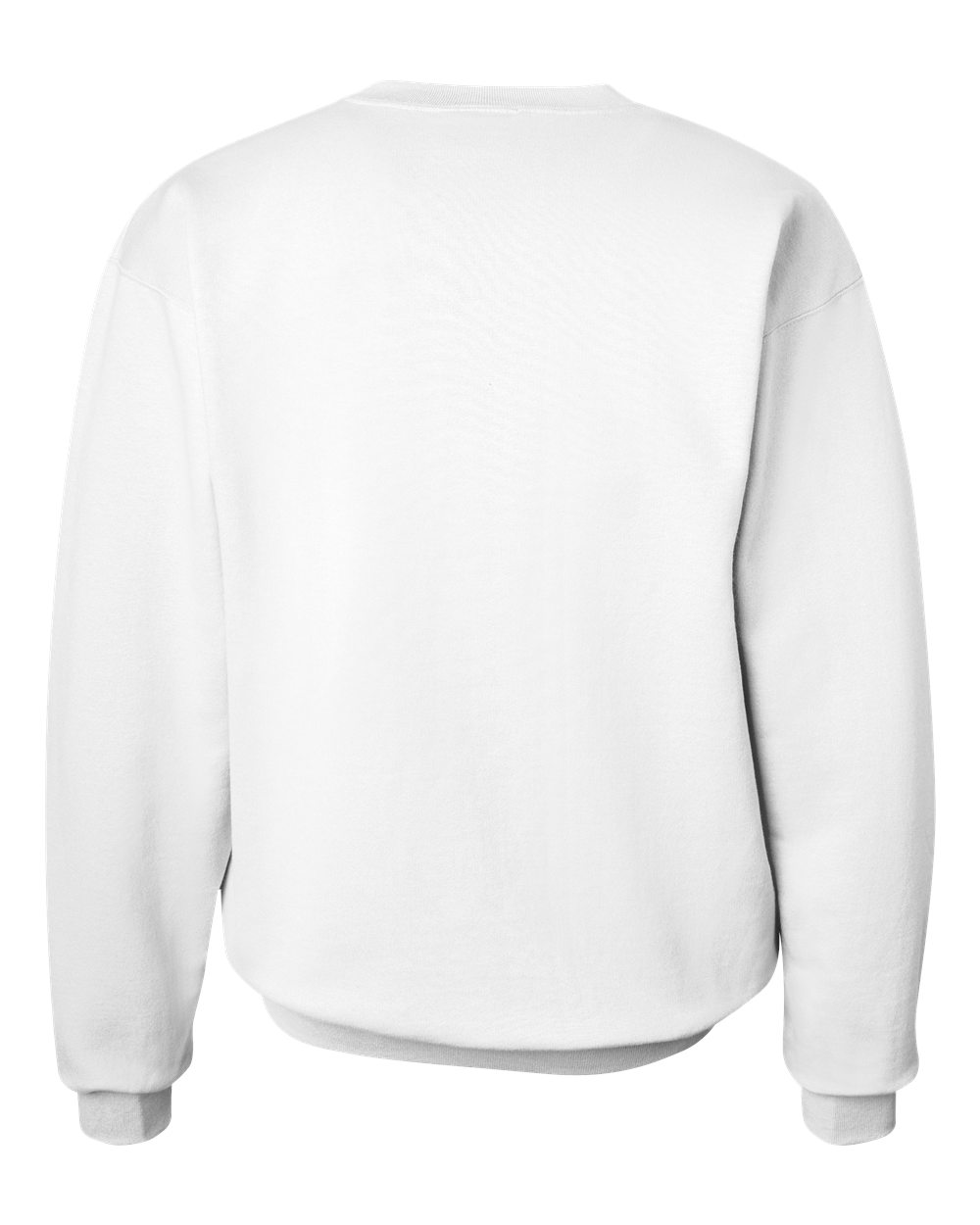 Unisex Ultimate Cotton® Crewneck Sweatshirt - Back - B21700003 - White