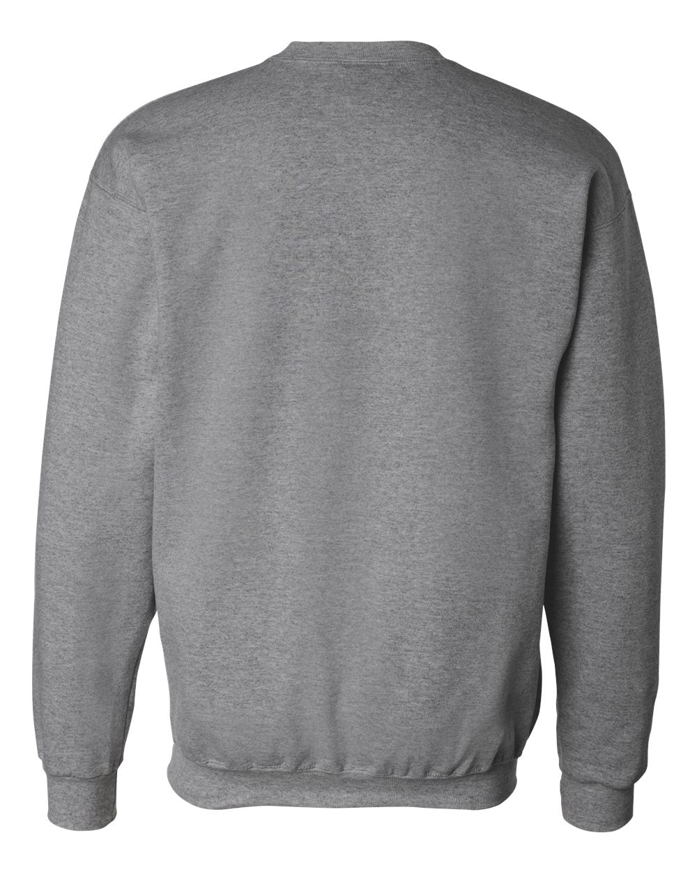 Unisex Ultimate Cotton® Crewneck Sweatshirt - Back - B21700133 - Oxford Grey