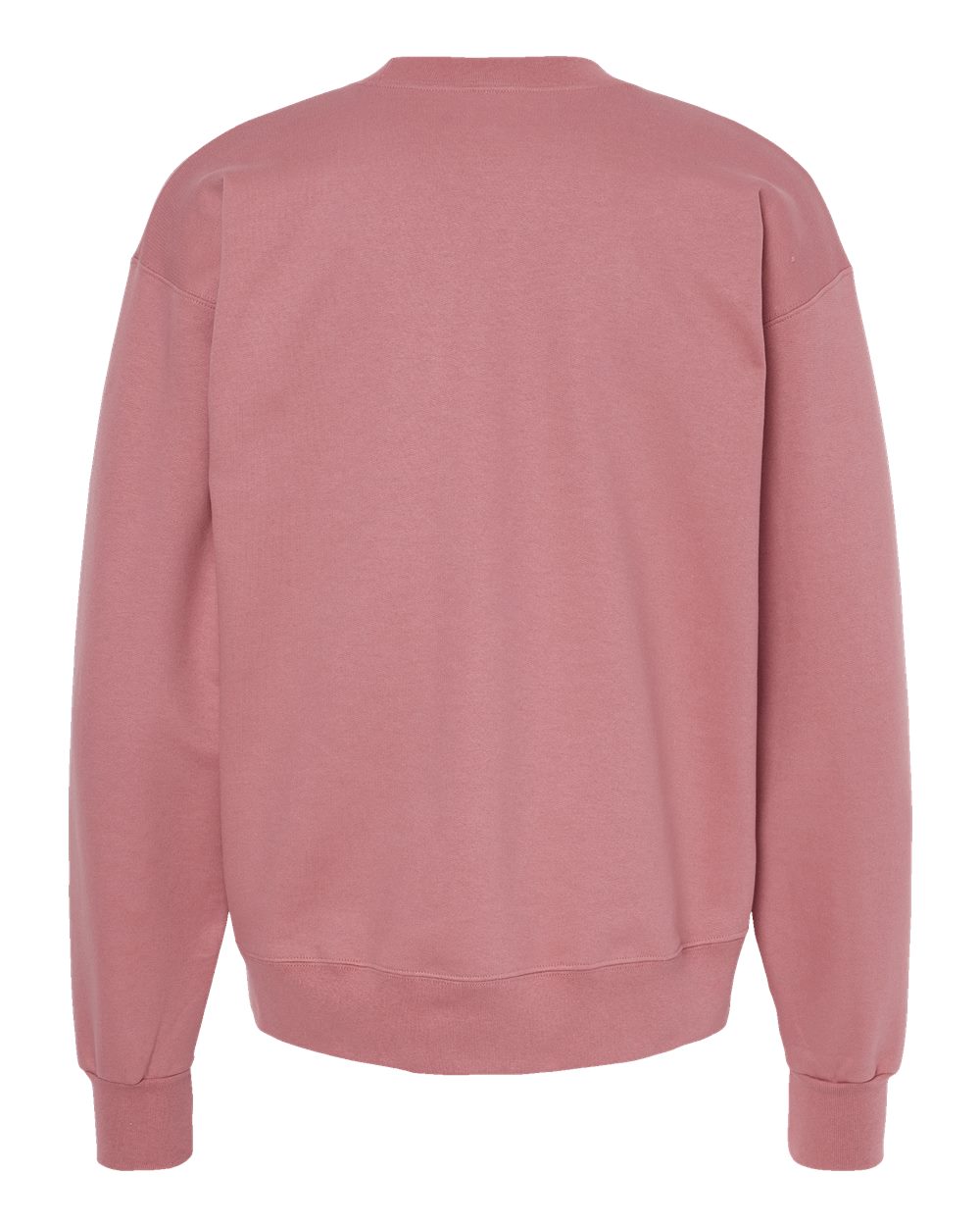 Unisex Ultimate Cotton® Crewneck Sweatshirt - Back - B21700273 - Mauve