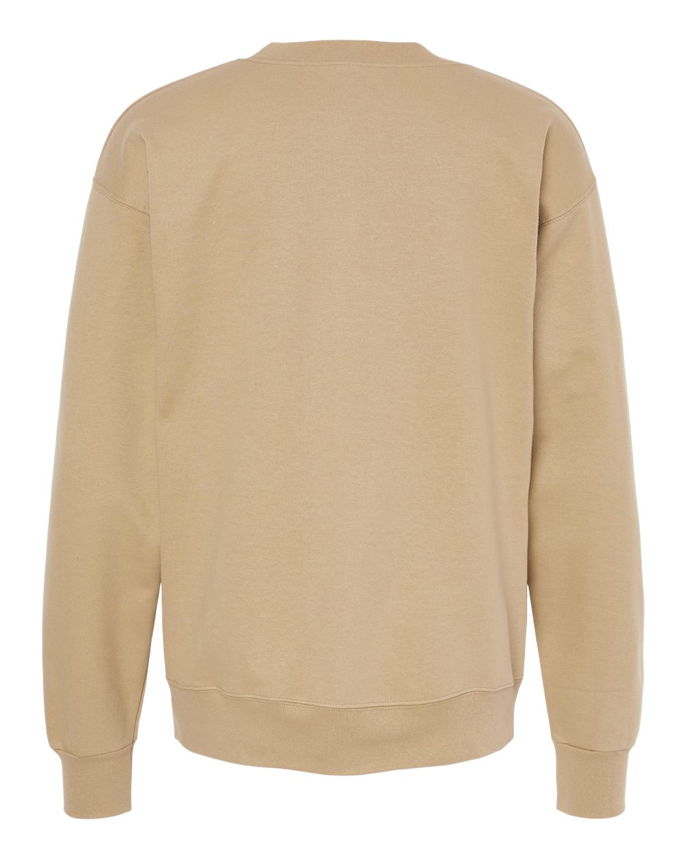 Unisex Ultimate Cotton® Crewneck Sweatshirt - Back - B21700363 - Pebble