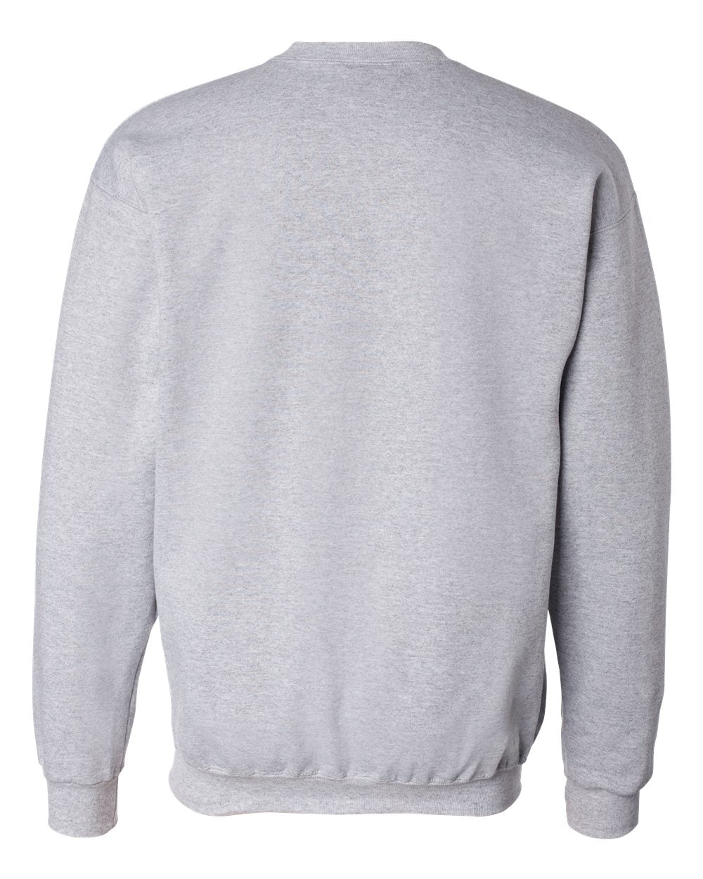 Unisex Ultimate Cotton® Crewneck Sweatshirt - Back - B21700583 - Light Steel