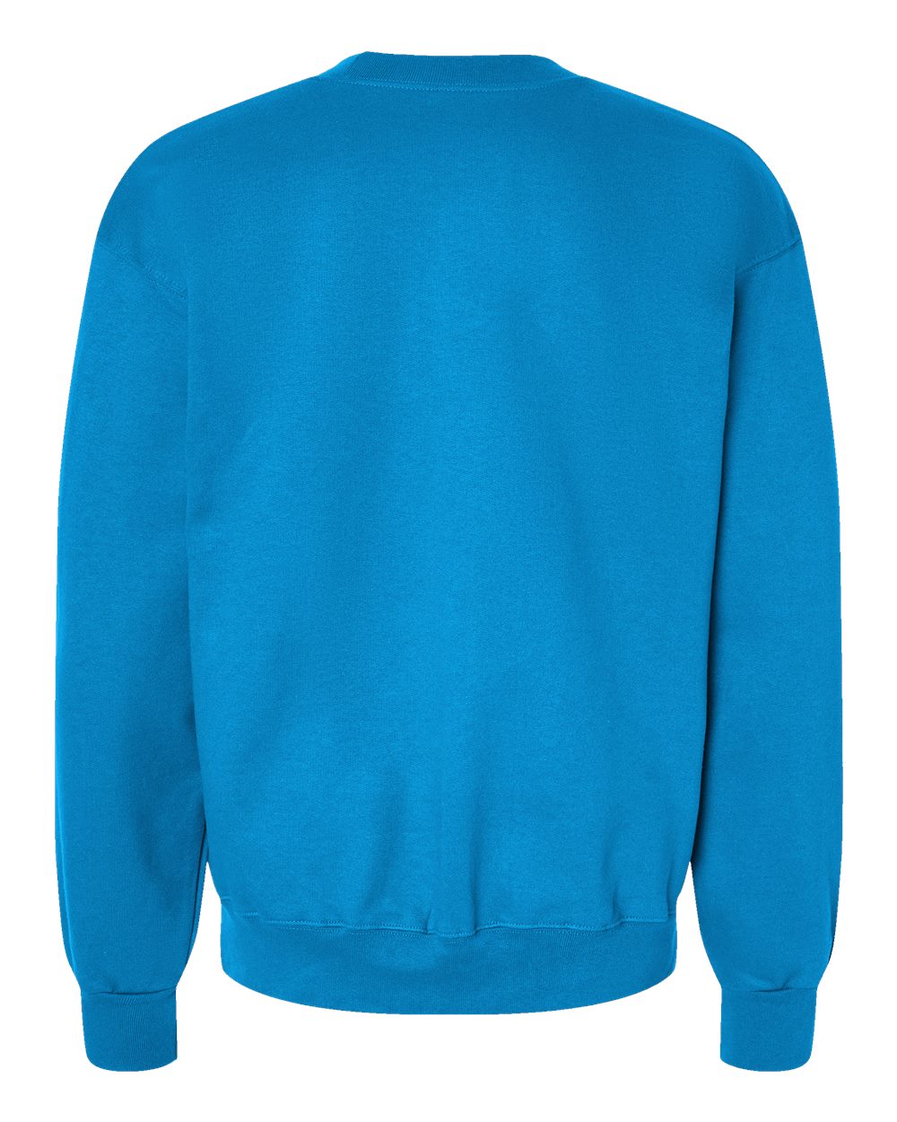 Unisex Ultimate Cotton® Crewneck Sweatshirt - Back - B21700763 - Teal