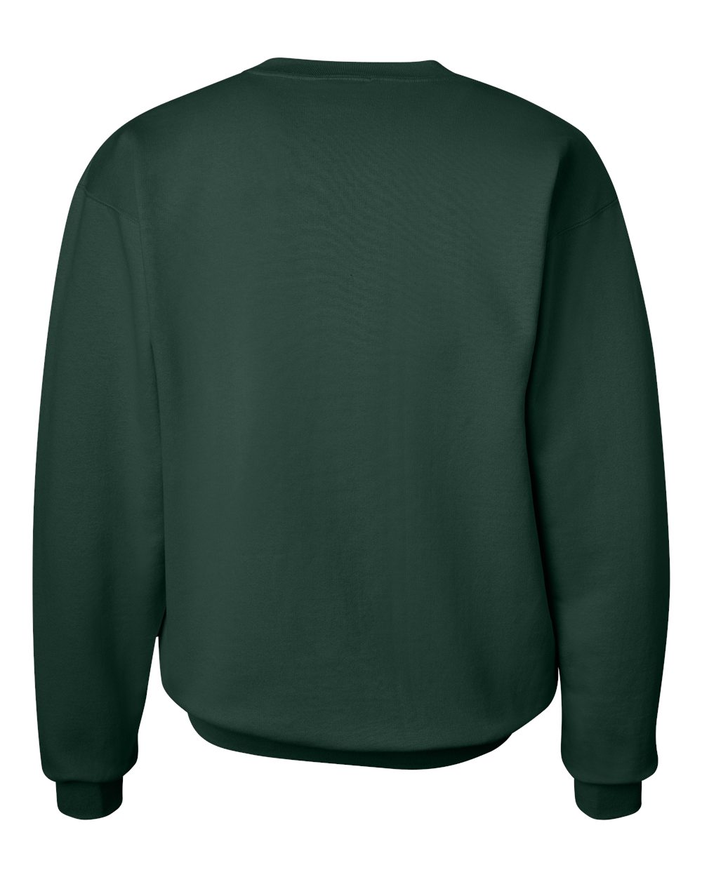 Unisex Ultimate Cotton® Crewneck Sweatshirt - Back - B21700873 - Deep Forest