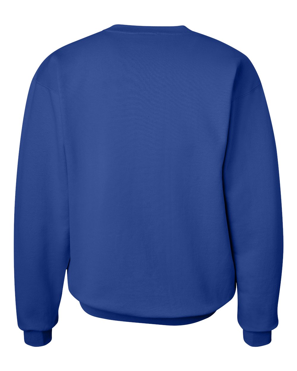 Unisex Ultimate Cotton® Crewneck Sweatshirt - Back - B21700883 - Deep Royal