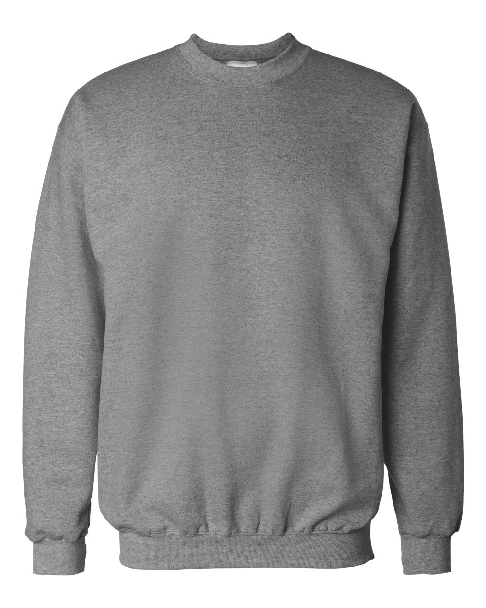 Unisex Ultimate Cotton® Crewneck Sweatshirt - Front - B21700133 - Oxford Grey