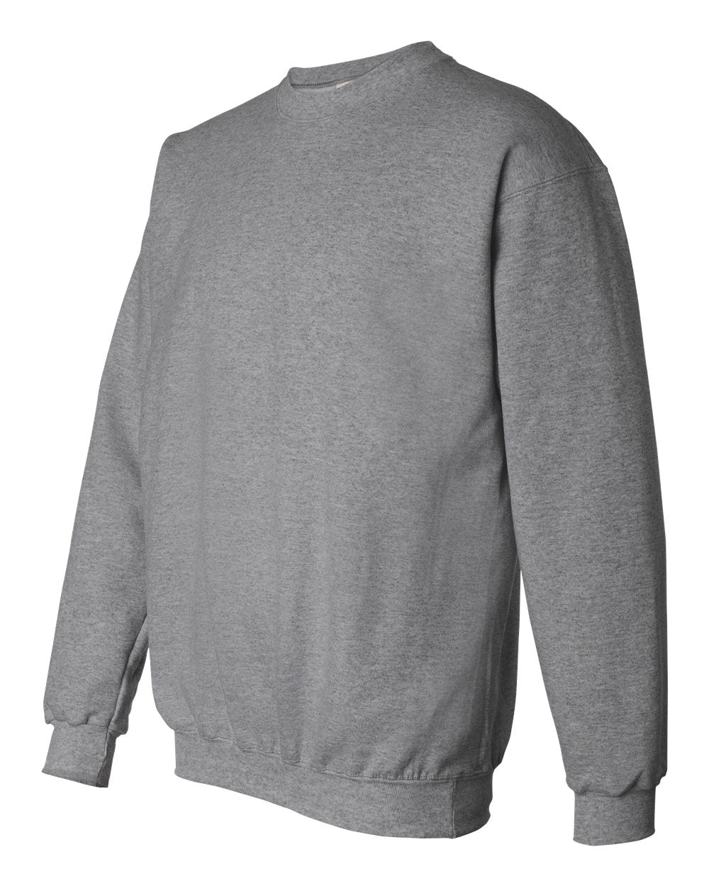 Unisex Ultimate Cotton® Crewneck Sweatshirt - Side - B21700133 - Oxford Grey