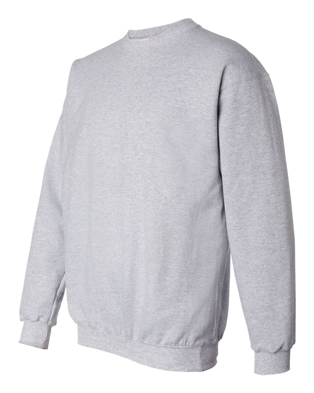 Unisex Ultimate Cotton® Crewneck Sweatshirt - Side - B21700583 - Light Steel