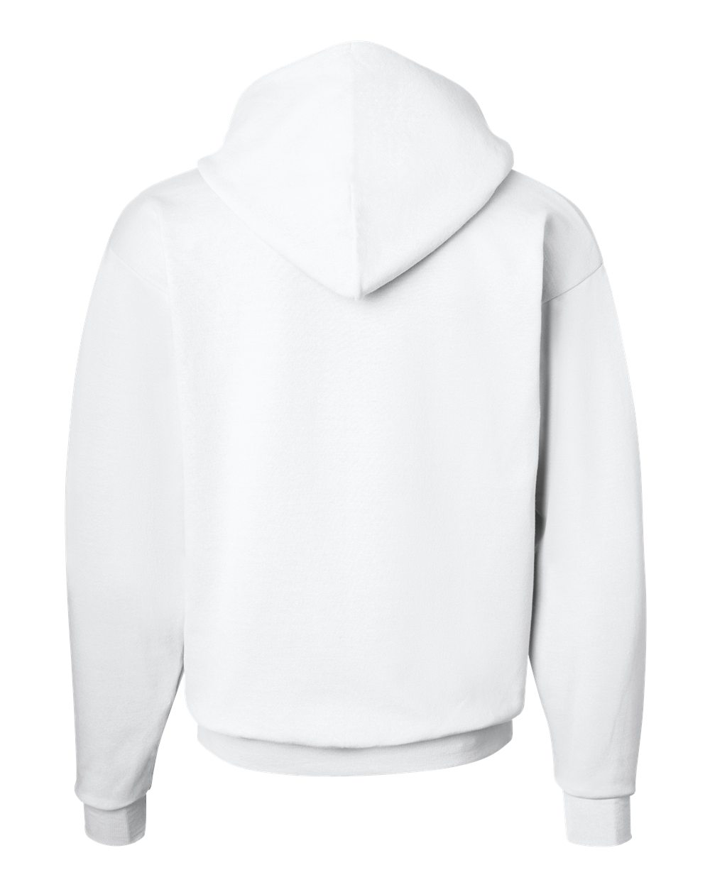 Unisex Ecosmart® Hooded Sweatshirt - Back - B22000003 - White
