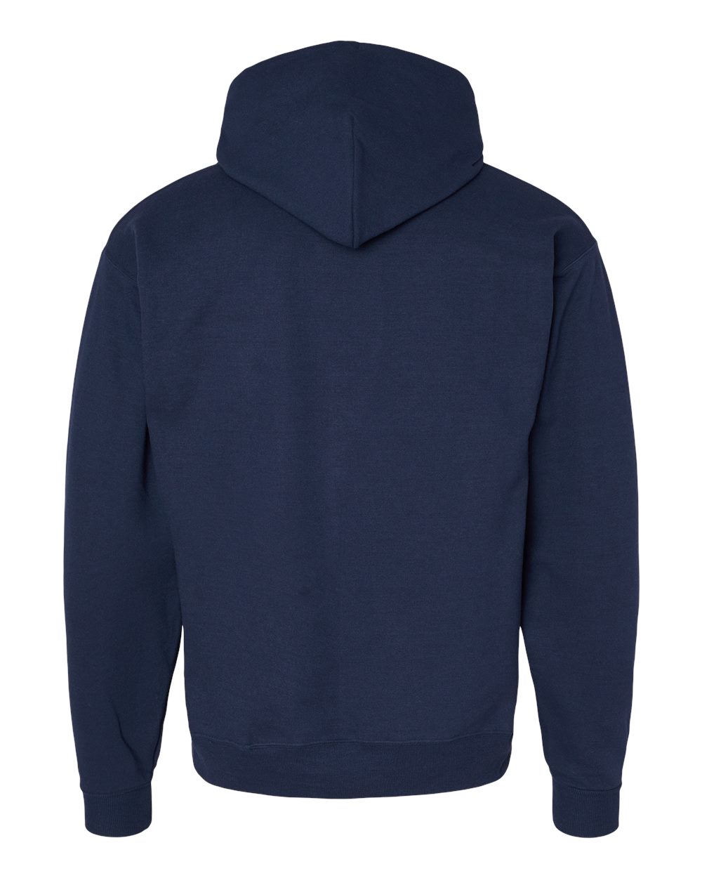 Unisex Ecosmart® Hooded Sweatshirt - Back - B22000033 - Athletic Navy