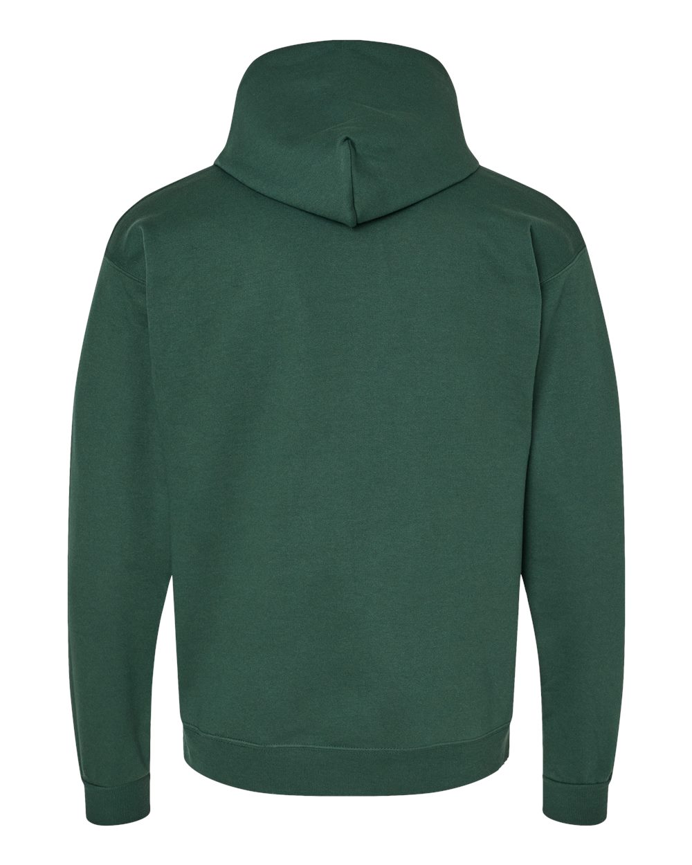 Unisex Ecosmart® Hooded Sweatshirt - Back - B22000083 - Athletic Dark Green