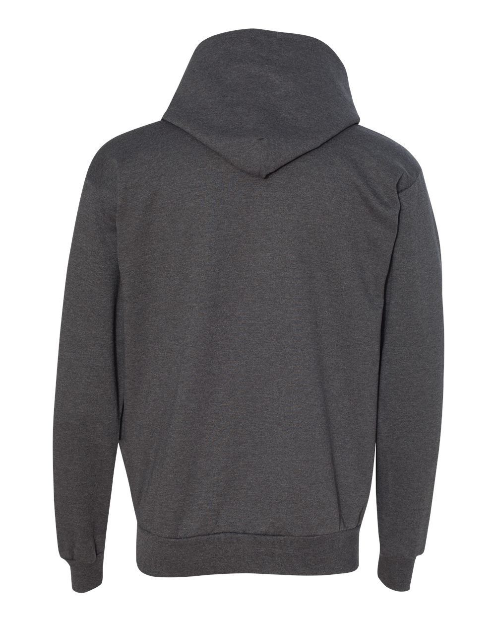 Unisex Ecosmart® Hooded Sweatshirt - Back - B22000093 - Charcoal Heather