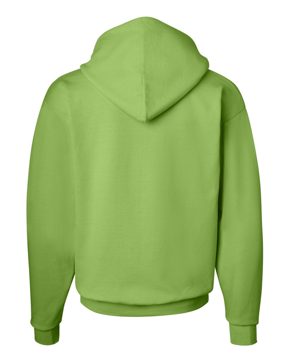 Unisex Ecosmart® Hooded Sweatshirt - Back - B22000173 - Lime